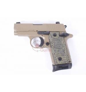 Sig P238 SCORPION, Flat Dark Earth Finish, SLITE Night Sigh