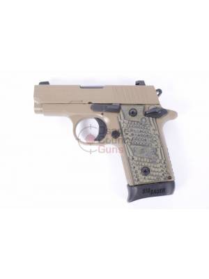 Sig P238 SCORPION, Flat Dark Earth Finish, SLITE Night Sigh