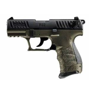 Walther P22Q Military - 3.42" .22LR