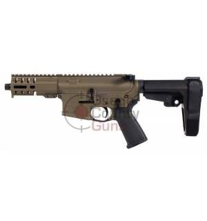 CMMG Banshee 300 MK4 Pistol Burnt Bronze, 5.7x28mm, 5" BBL, 20rd