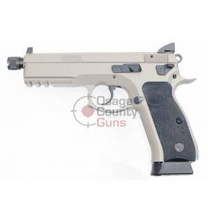 CZ SP-01 Tactical Urban Grey Suppressor-Ready - 5.2" 9mm