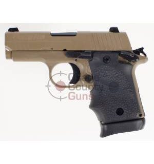 Sig Sauer P938 Scorpion BRG, FDE, Contrast Sights, 9mm, 3" BBL, 6rd/7rd