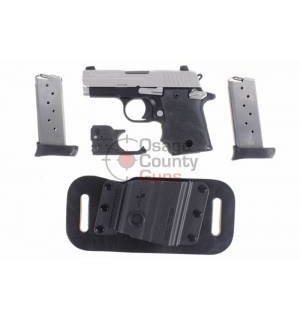 Sig Sauer P938 9mm Two-Tone w/ Veridian Laser & 3 Mags