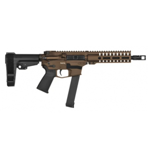 CMMG Banshee Pistol, MkGs, Aluminum Frame, Midnight Bronze Cerakote, 9mm, 8" BBL, 33rd