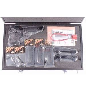 Desert Eagle 6" 50 AE w/ .44 Mag & .357 Mag Conversions & Case - Black Oxide