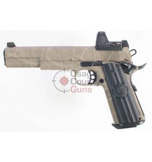 Nighthawk Heinie Recon 6" 10mm Long Slide w/ Tan Shadow Camo, Trijicon RMR, Magwell