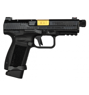 Canik TP9SF Elite Combat Exclusive, 4.73" BBL Salient PVD Gold Finish TB, 9mm, 15/18rd