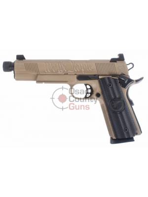 Nighthawk Custom We The People Recon Threaded (Parchment Tan) - 5.5" .45 ACP