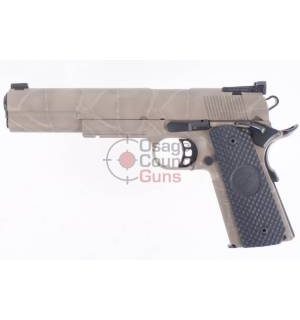 Nighthawk Custom Heinie Long Slide Recon 6" .45 ACP w/ Tan Shadow Camo