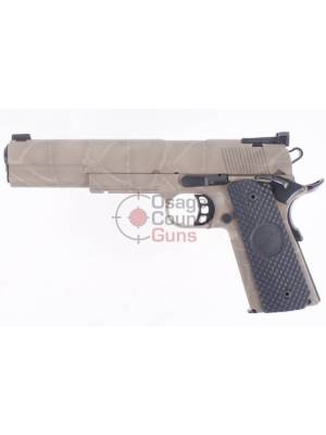 Nighthawk Custom Heinie Long Slide Recon 6" .45 ACP w/ Tan Shadow Camo