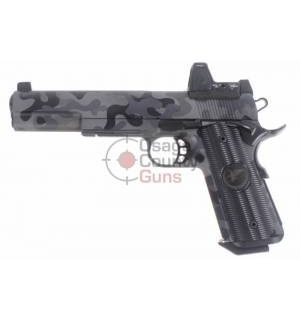 Nighthawk Custom Heinie Recon Long Slide Camo - 6" 10mm w/ Trijicon RMR