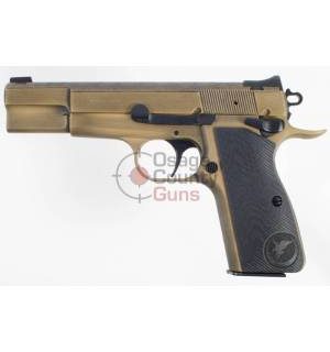 Nighthawk Custom Hi-Power (Distressed Gold) - 9mm