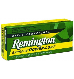 Remington Ammo Power-Lokt, 50gr, 222 Remington, 20rd