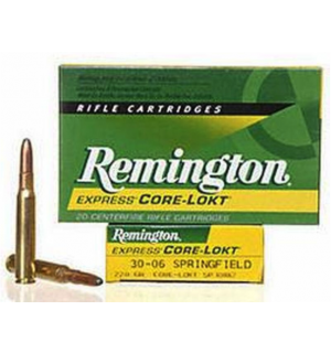 Remington Ammo Core-Lokt, 220gr, 30-06 SPRG, 20rd