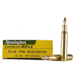 Remington Ammo Express Rifle, 55gr, 30-06 SPRG, 20rd