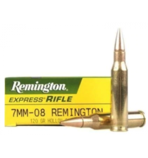 Remington Ammo Express Rifle, 120gr, 7mm-08 Remington, 20rd