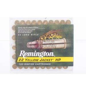 Remington Yellow Jacket Hyper Velocity .22LR 33gr HP - 100 RDS