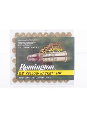 Remington Yellow Jacket Hyper Velocity .22LR 33gr HP - 100 RDS