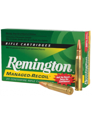 Remington Ammo Managed Recoil, 140gr, 7mm Rem Mag, 20rd