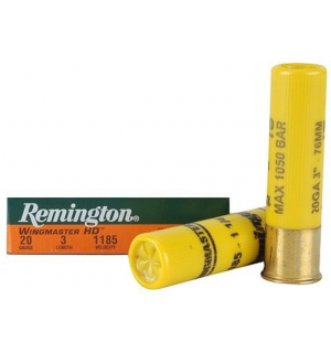 Remington Ammo Wingmaster HD, 3", 1-1/4oz, 4 Shot, 20ga, 5rd