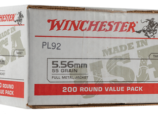 Winchester USA 5.56 Ammo 200-Rounds 55 Grain FMJ