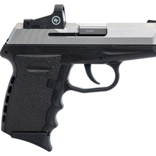 SCCY CPX-2 RD Stainless / Black 9mm 3.1" Barrel 10-Rounds CTS-1500 Reflex Sight