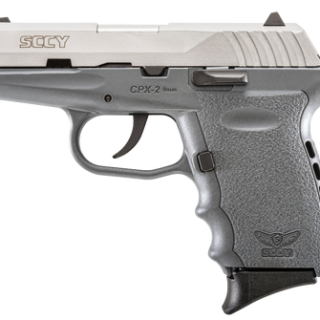 SCCY CPX-2 Pistol Gray 9mm 3.1" Barrel 10-Rounds - No Manual Safety