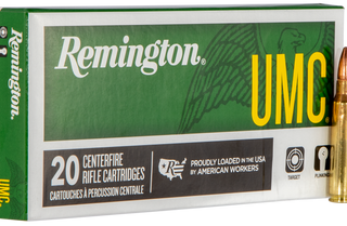Remington UMC Rifle Ammo Brass .223 Rem 55-Grain 20-Rounds FMJ