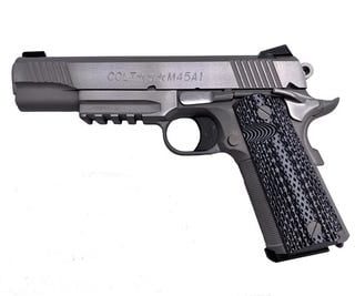 Colt Custom Shop CQB Stainless .45 ACP 5" Barrel 8-Rounds Grey G10 Grip