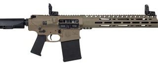 Diamondback DB10 Pistol Flat Dark Earth .308 Win 13.5" Barrel 20-Rounds Flip-Up Sights