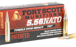Fort Scott Munitions TUI Brass 5.56 NATO 62-Grain 20-Rounds SCS