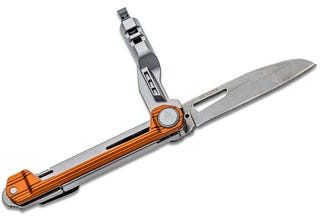 Gerber Armbar Slim Drive Multi-Function Folding Knife 2.5" Plain Blade Orange Handle