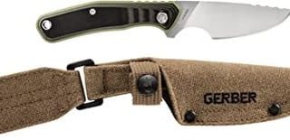 Gerber Downwind Caper Fixed Blade Knife 3-1/8 Plain Edge Blade Green Blister