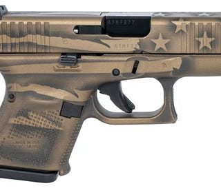 Glock 26 Gen 5 Coyote Battleworn Flag 9mm 3.43" Barrel 10-Rounds Interchangeable Backstraps