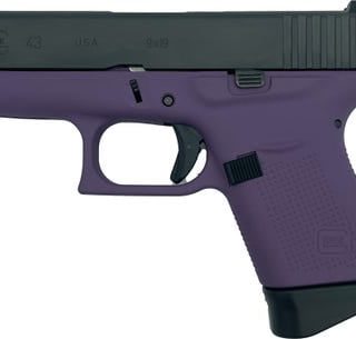 Glock 43 Purple / Black 9mm 3.39" Barrel 6-Rounds GrabAGun Exclusive
