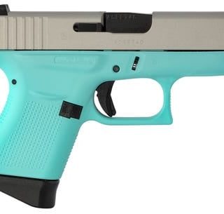 Glock 43 "Tiffany Blue" Robin's Egg Blue 9mm 3.39-inch Barrel 6-Rounds