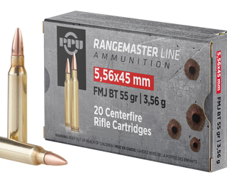 PPU Rangemaster Brass 5.56NATO 55-Grain 1000-Rounds FMJBT