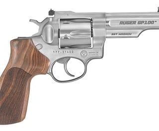 Ruger GP100 Match Champion Stainless .357 Mag 4.2" Barrel 6-Rounds Adjustable Rear Sight