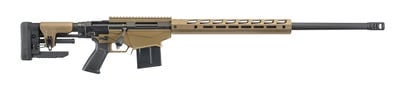 Ruger Precision Rifle Black / Dark Earth 6.5 PRC 26" Barrel 8-Rounds with Folding, Adjustable Oversized Bolt Handle Stock