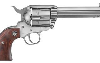 Ruger Vaquero Stainless .45 Colt 4.62" Barrel 6-Rounds Rosewood Grips
