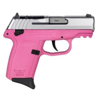 SCCY CPX-1 Gen 3 Pink/Stainless 9mm 3.1" Barrel 10-Rounds RDR