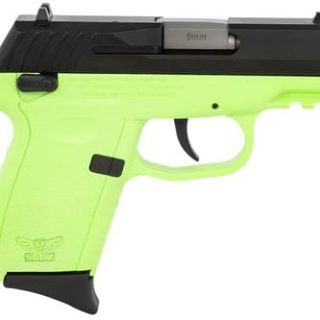 SCCY CPX-1 Gen3 Lime Green 9mm 3.1" Barrel 10-Rounds Manual Safety