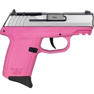 SCCY CPX-2 Pink/Stainless 9mm 3.1" Barrel 10 Rounds Optics Ready