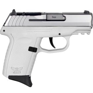 SCCY CPX-2 White/Stainless 9mm 3.1" Barrel 10 Rounds Optics Ready