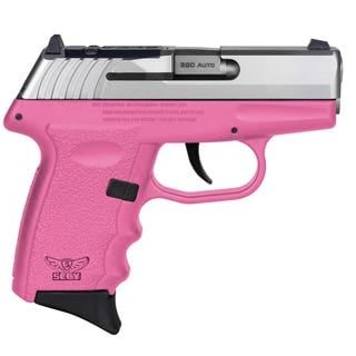 SCCY CPX-3 Pink/ Stainless 380 ACP 3.1" Barrel 10 Rounds Optics Ready