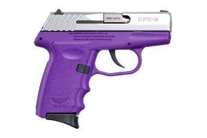 SCCY CPX-3 Purple .380 ACP 3.1" Barrel 10-Rounds 3-Dot Sights