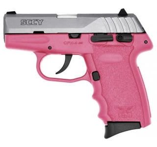 SCCY CPX-4 Pink / Stainless .380 ACP 2.96" Barrel 10-Rounds 2 Mags