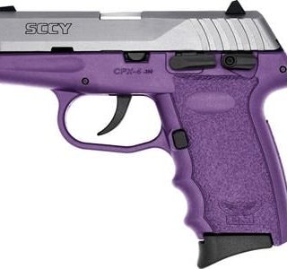 SCCY CPX-4 Purple 380 ACP 2.96" Barrel 10 Rounds Stainless Slide