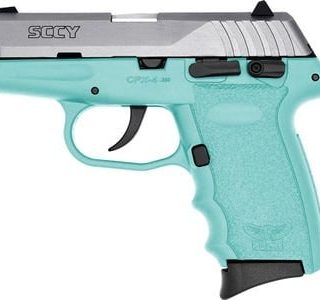 SCCY CPX-4 Light Blue .380 ACP 2.96" Barrel 10-Rounds 2 Mags