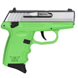 SCCY CPX-4 Lime Green .380 ACP 2.96" Barrel 10-Rounds